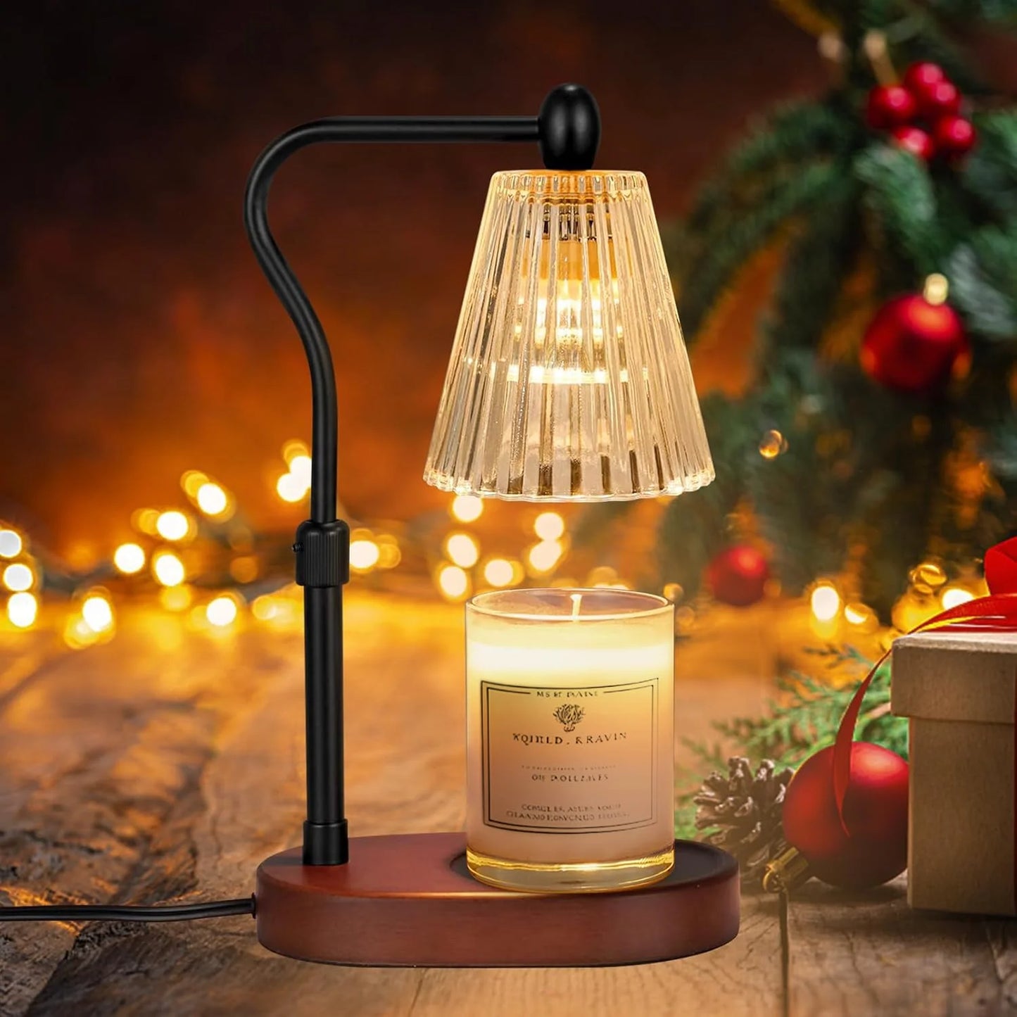 Candle Warmer Lamp - Dimmable, Timer,  No Flame